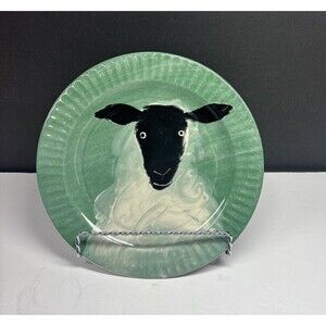 Anthropologie Holly Frean The Farm 8.5" Plate Sheep No. 2 READ